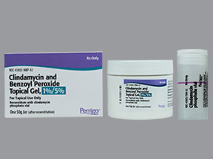 Rx Item-Clindamycin Phos-Benzoyl 1% 5% Gel 50Gm By Perrigo Pharma Gen Benzaclin 