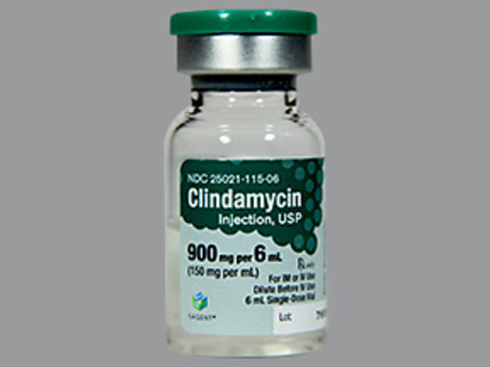 Rx Item-Clindamycin 150MG/ML 25X6 ML Vial by Sagent Pharma USA 