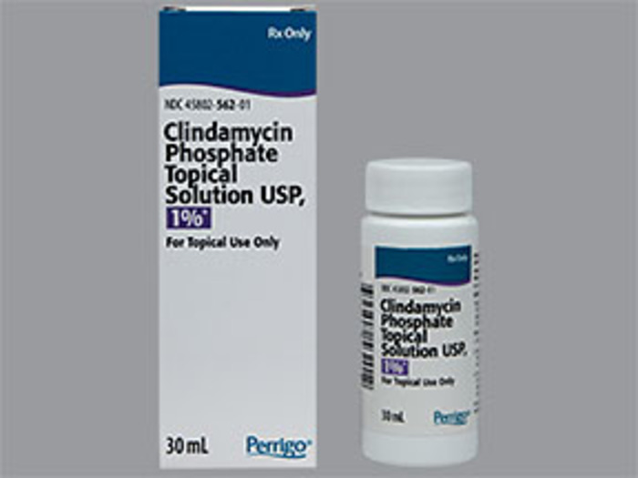 Rx Item-Clindamycin Phosphate Top 1% Solution 30Ml By Perrigo Pharma Gen Cleocin