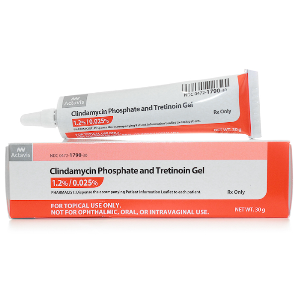 Rx Item-Clindamycin-Tretinoin 1 2/ 025% Gel 30Gm By Actavis
