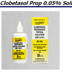 Rx Item-Clobetasol Propionate Top 0.05% Solution 50Ml By Fougera Pharma
