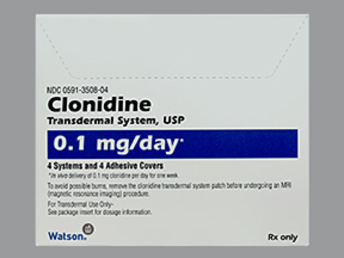 Rx Item-Clonidine 0.1Mg 24Hr Patch 4 By Actavis Pharma(Teva) 