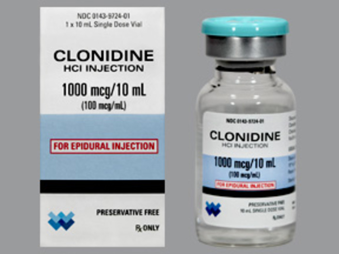 Rx Item-Clonidine 1000Mcg 10 Vial 10Ml By Westward Pharma