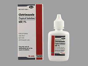 Rx Item-Clotrimazole 1% Solution 30Ml By Taro Pharma Gen Lotrimin