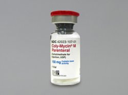 Rx Item-Coly-Mycin M colistimethate 150Mg Vial 1 By JHP Pharma