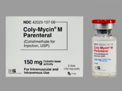 Rx Item-Coly-Mycin M 150Mg Vial 6X10Ml By JHP Pharma
