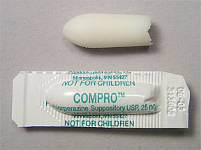 Rx Item-Compro Prochlorperazine Gen Compazine 25Mg Suppo 12 By Perrigo Pharma