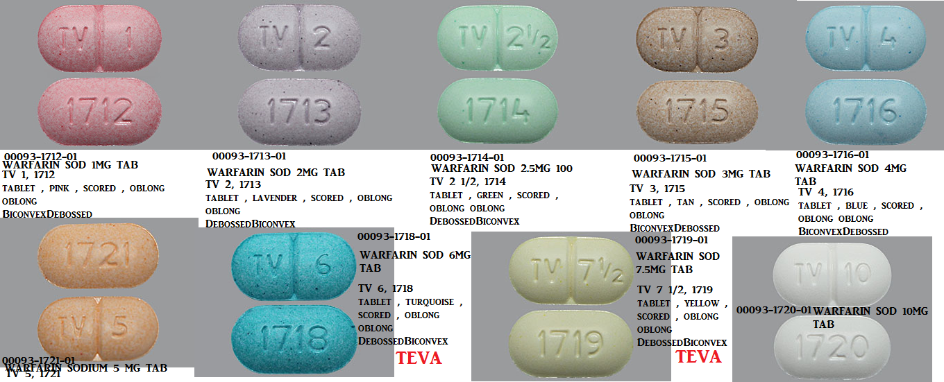 Rx Item-Warfarin Sod 2Mg Tab 1000 By Exelan Pharma