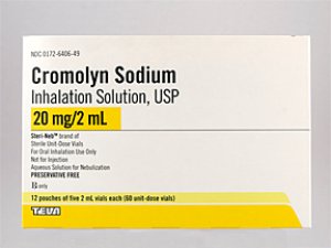 Rx Item-Cromolyn Sodium 20Mg/2 Ml Amp 60X2Ml By Teva Pharma Gen Intal