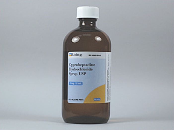 Rx Item-Cyproheptadine 2Mg 5 Ml Syrup 16 Oz By Rising Pharma Gen Periactin