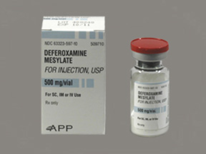 Rx Item-Deferoxamine 500Mg Vial By Fresenius Kabi USA