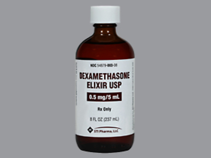Rx Item-Dexamethasone 0.5Mg/5Ml Elixir 8 Oz By Stat Trade Gen Decadron 