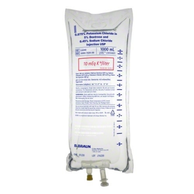 Rx Item-Dextrose Nacl-Kcl 10 Meq/L Solution 12X1000Ml By B.Braun