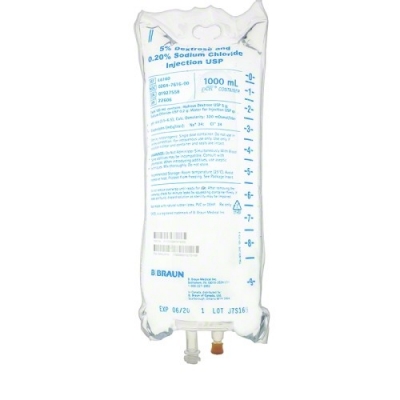 Rx Item-Dextrose-Sodium Chloride 5% 0.2% Solution 12X1000Ml By B.Braun