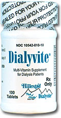 Rx Item-Dialyvite Rx Multi-Vitamin Tab 100 By Hillestad Pharmactcls USA 