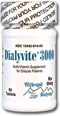 RX ITEM-Dialyvite� 3000 Rx Multi-Vitamin 90 By Hillestad Pharmactcls USA 