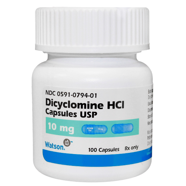 '.Dicyclomine 10Mg Cap 100 By Actavis Phar.'