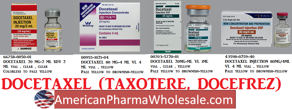 Rx Item-Docetaxel 160Mg 8Ml Vial 8Ml By Accord Healthcare Gen TAXOTERE