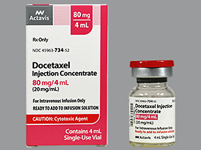 Rx Item-Docetaxel 80Mg/4Ml Vial 4Ml By Actavis Pharma