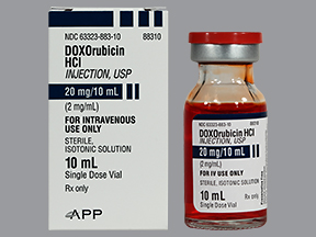 Rx Item-Doxorubicin 20Mg 10Ml Vial 10Ml By Fresenius Kabi USA