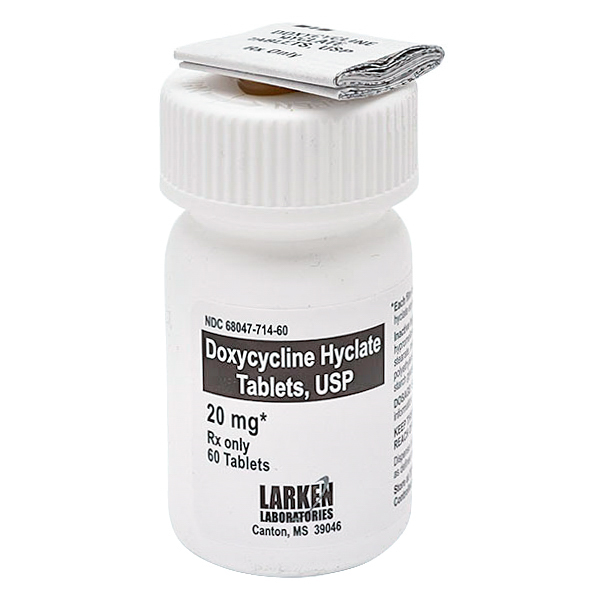 '.Rx Item-Doxycycline 20MG 60 Tab by Larke.'