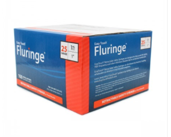 Easy Touch Fluringe 25G 1ml 100 Ct