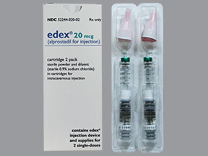 Rx Item-Edex 20Mcg Alprostadil  Kit 2 By Endo Lab