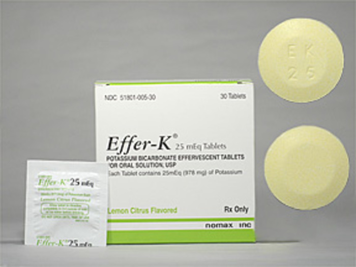 Rx Item-Effer-K Lc 25MEQ 30 Tab by Nomax Pharmacy USA