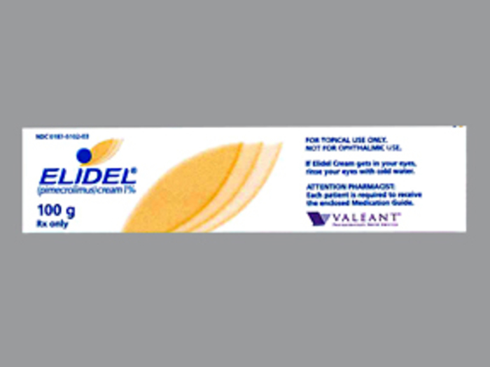 Rx Item-Elidel 1% Pimecrolimus Topica 100 GM Cream by Valeant Pharma USA 