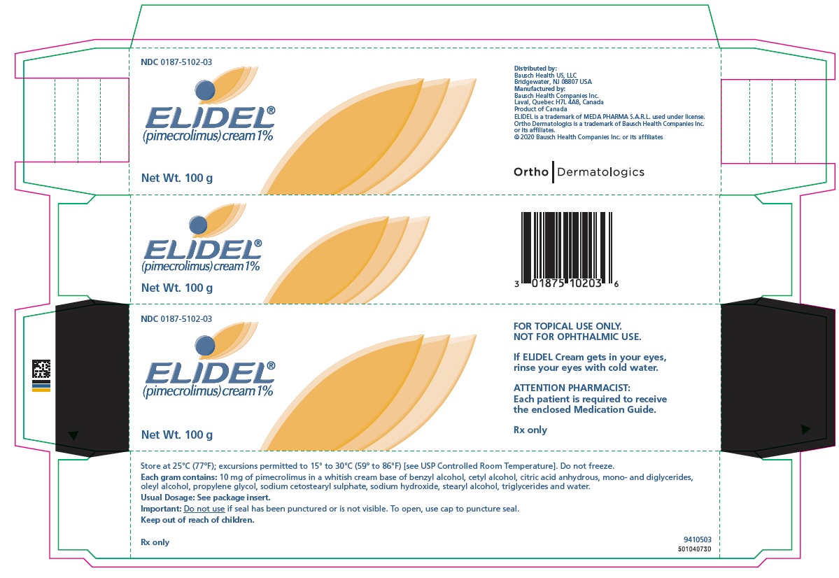 '.Elidel 1% Cream 100Gm By Valeant Pharma.'