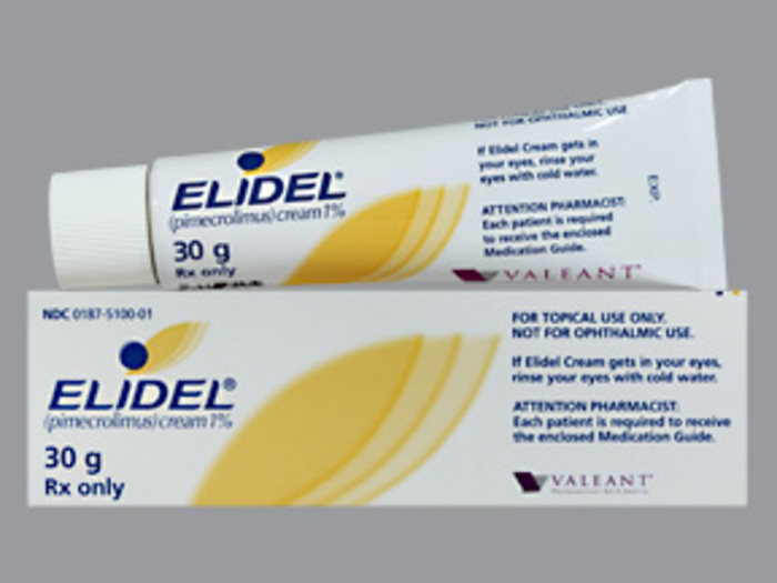 Rx Item-Elidel 1% Pimecrolimus Topical 30 GM Cream by Valeant Pharma USA 