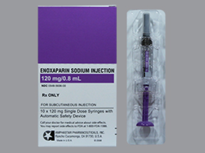 Rx Item-Enoxaparin 120Mg/.8Ml Syringe 10 By Amphastar Pharma Gen Lovenox