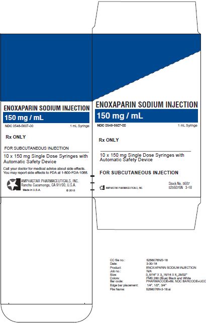 ⚫️ anpin品 Rx Item-Enoxaparin 150Mg/Ml Syringe 10 By Amphastar Pharma