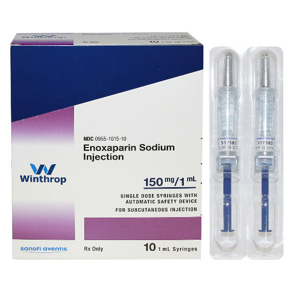 Rx Item-Enoxaparin 150Mg/Ml Syringe 10 By Winthrop US D B A Sanofi Avent