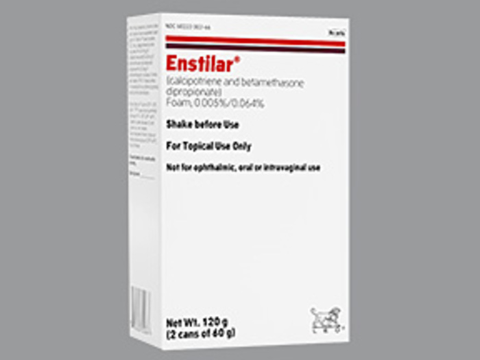 Rx Item-Enstilar calcipotriene/betamethasone 0.069% Foam 2X60Gm By Leo Pharma