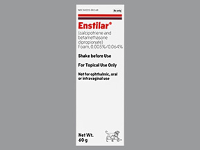 Rx Item-Enstilar calcipotriene/betamethasone 0.069% Foam 60Gm By Leo Pharma