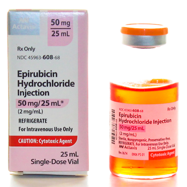 Rx Item-Epirubicin 50Mg 25Ml Vial 25Ml By Actavis Pharma(Teva)