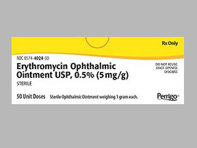 '.RX ITEM-Erythromycin 5Mg G Ont 50X1Gm By.'