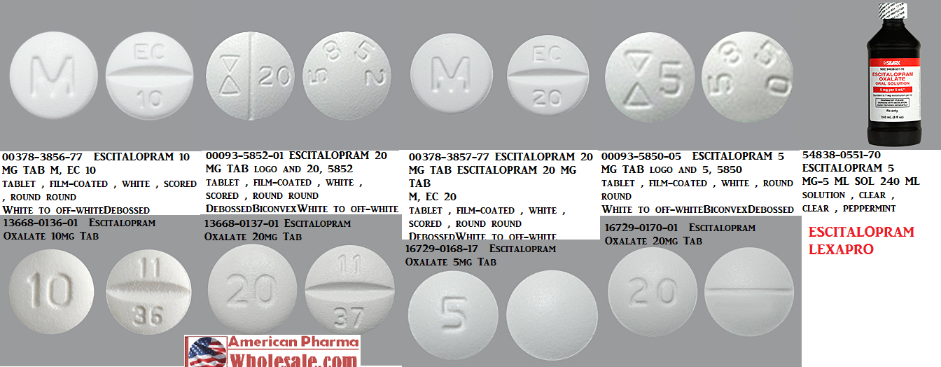 Rx Item-Escitalopram 5Mg Tab 100 By Jubilant Cadista Pharma