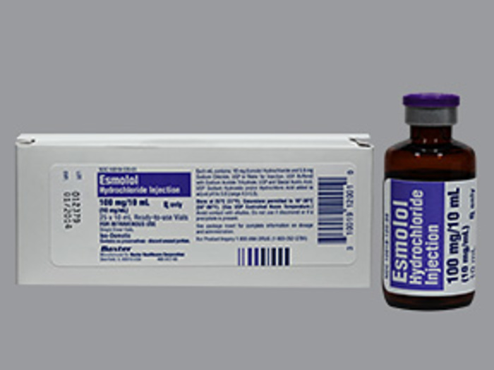 Rx Item-Esmolol 100Mg 10Ml Vial 25X10Ml By Baxter Pharma