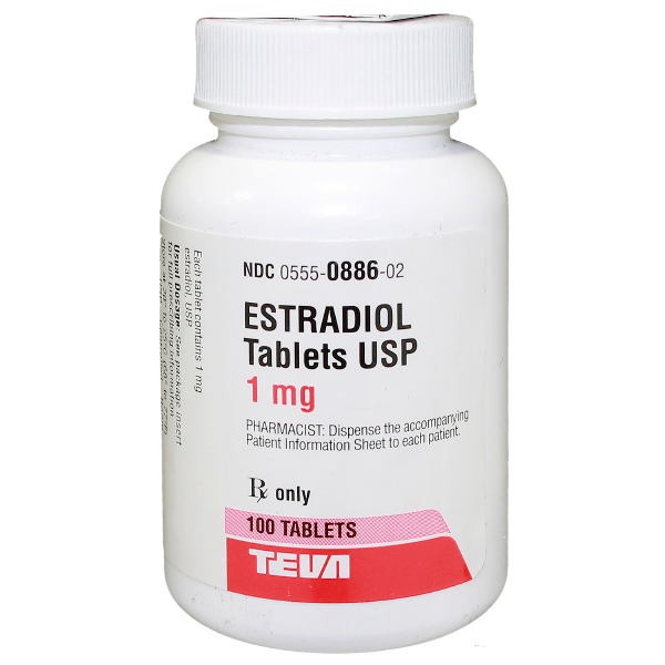 '.Rx Item-Estradiol 1MG 100 Tab .'