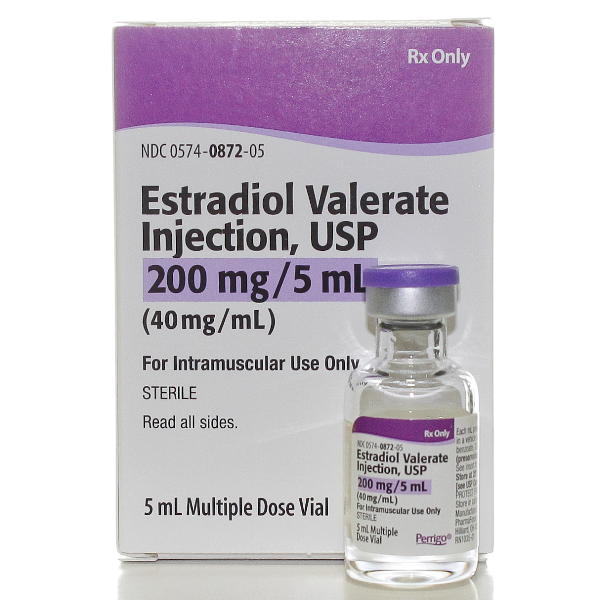 Rx Item-Estradiol Valerate 40Mg/Ml Vial 5Ml By Perrigo Pharma(Delestrogen)
