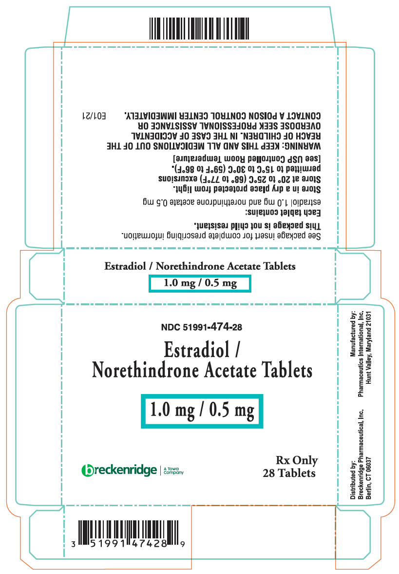 '.Estradiol-Norethindrone 1Mg 0.5Mg Tab 28.'