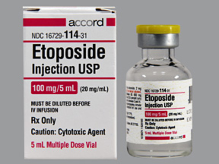 Rx Item-Etoposide 20Mg/Ml Vial 5Ml By Accord Healthcare Gen Vepesid 