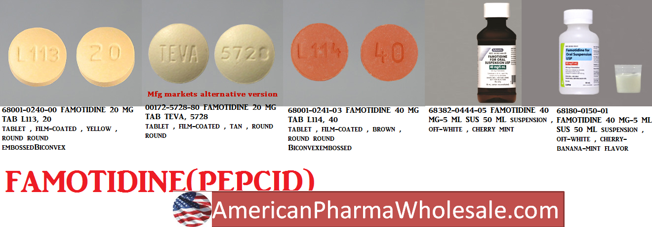 '.Pepcid 20Mg Tab 100 By Valeant Pharma.'