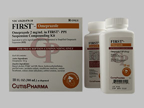 Rx Item-First Omeprazole 2Mg/Ml Kit 10 Oz By Cutis Pharma(Requires Compounding) 