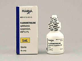 Rx Item-Fluorometholone 0.1% Drops 5Ml By Greenstone Pharma USA gen FML 