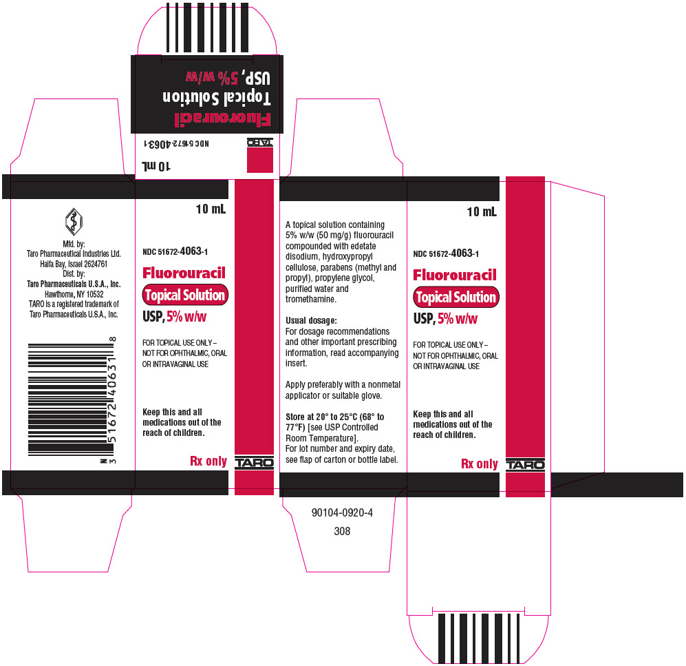 '.Fluorouracil 5% Solution 10Ml By Taro Ph.'