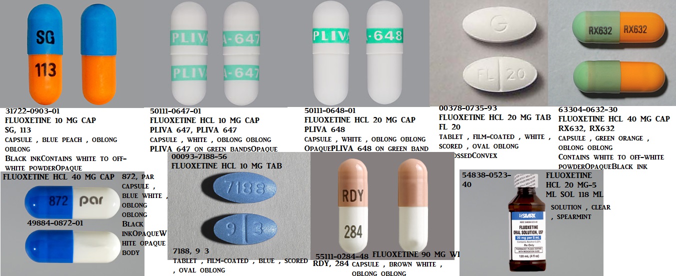 Rx Item-Fluoxetine 20Mg Cap 100 By Sandoz Parenta