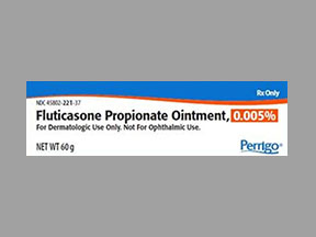 Rx Item-Fluticasone 0.005% Ont 60Gm By Perrigo Pharma Gen Cutivate